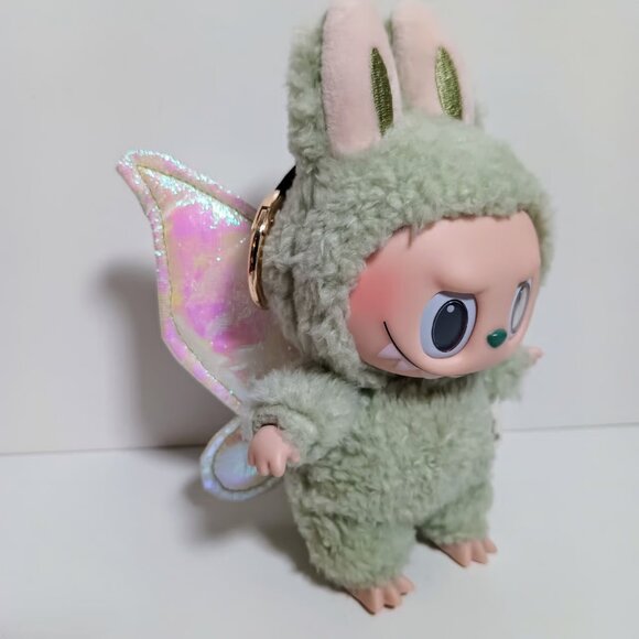 Labubu Disney Inspired Tinkerbell Fairy Dress and Metallic Wings Outfit - Picture 8 of 8
